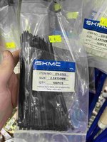 尼龍束帶 2.5x150mm 黑色